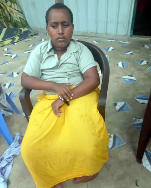Cabdimalik, age 11, at home in Banaadir