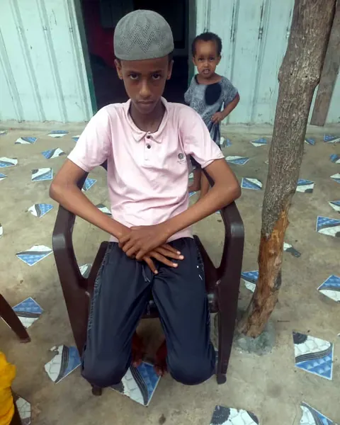Cabdiqafar, age 15, at home in Banaadir